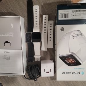 You get both Fitbits and a charger